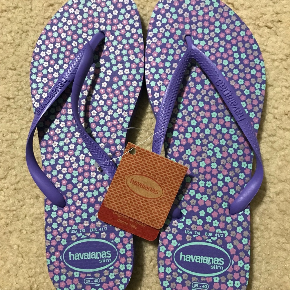 Havianas Floral Flip Flops  (Women's)